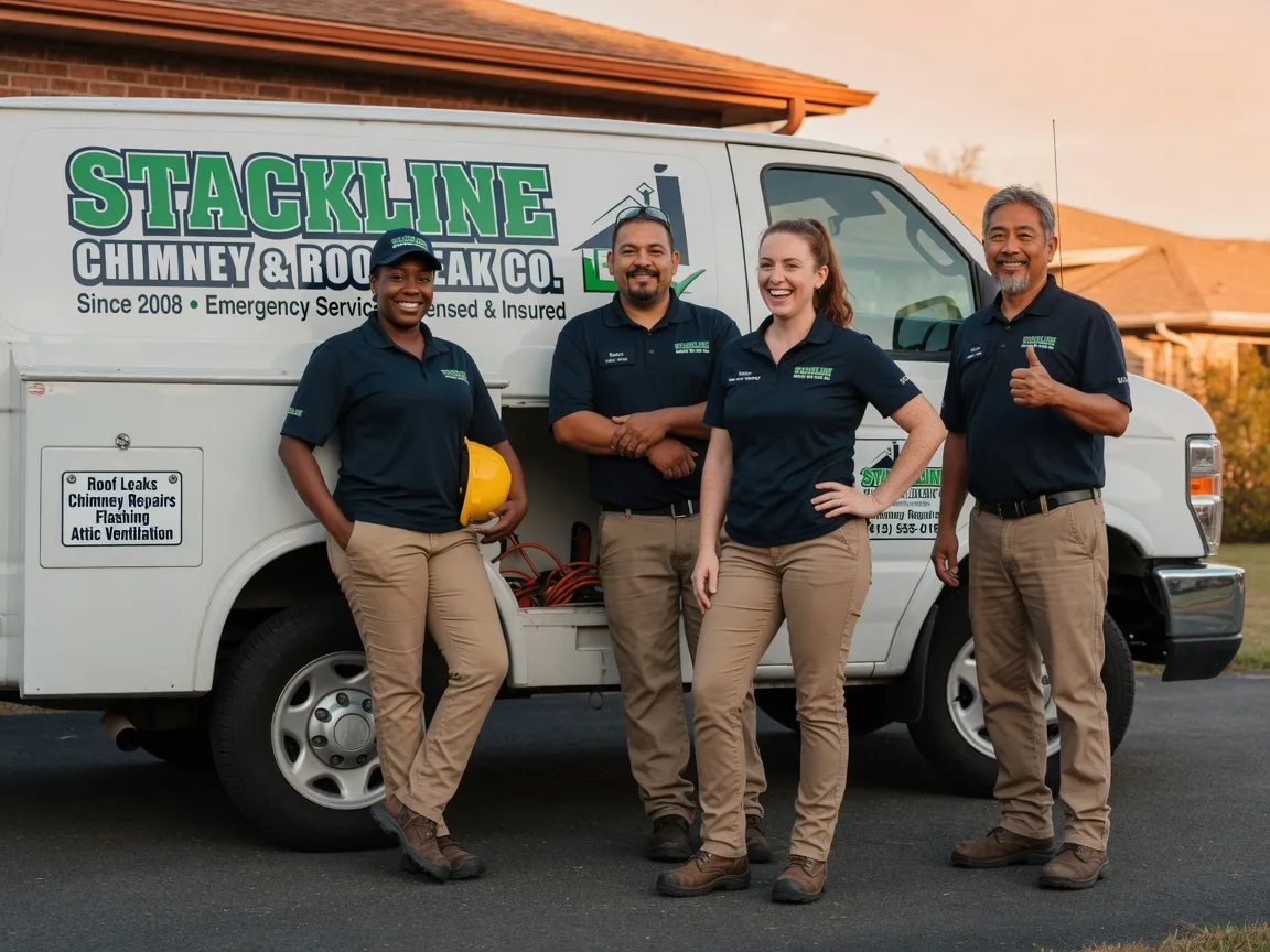 Chimney flashing repair company in Deridder, LA